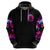 Witch Skull Zip Hoodie I'm Not Anti-Social I'm Just Not User Friendly - Wonder Print Shop