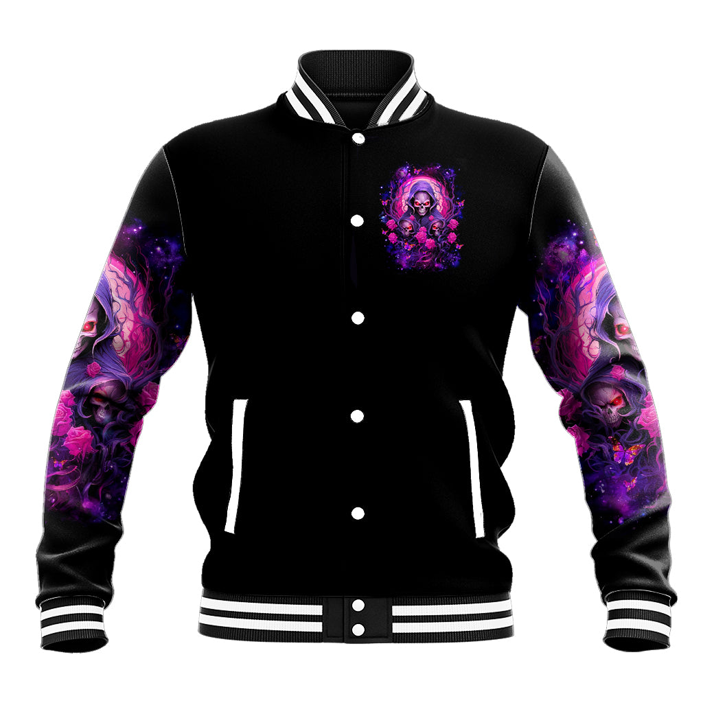 Rose Skull Baseball Jacket DILLIGAG - Wonder Print Shop