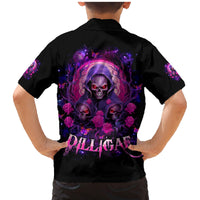 Rose Skull Family Matching Mermaid Dress and Hawaiian Shirt DILLIGAG - Wonder Print Shop