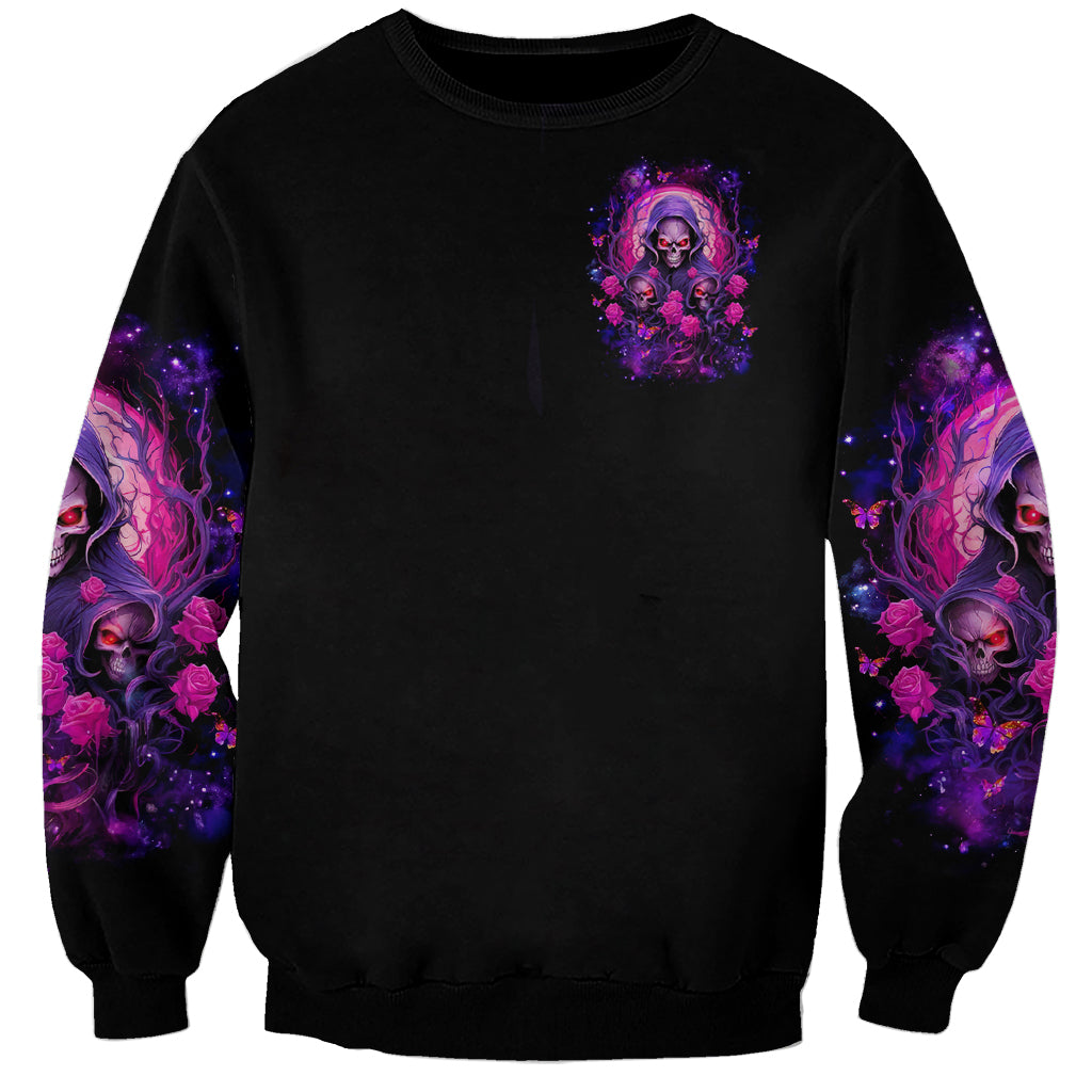 Rose Skull Sweatshirt DILLIGAG - Wonder Print Shop