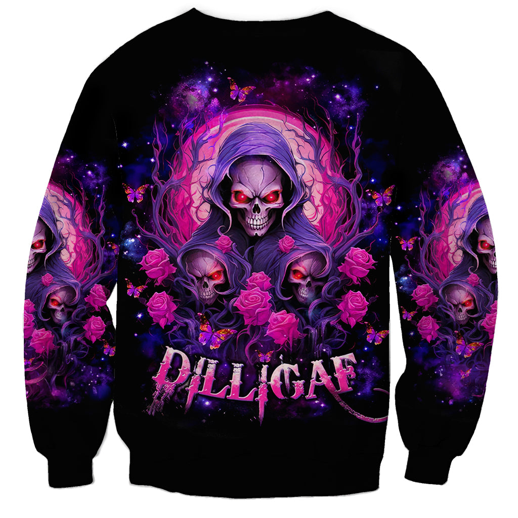 Rose Skull Sweatshirt DILLIGAG - Wonder Print Shop