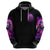 Rose Skull Zip Hoodie DILLIGAG - Wonder Print Shop