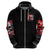 Evil Angel Skull Zip Hoodie Fuck It All And Let My Demons Out To Play - Wonder Print Shop