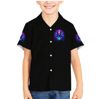 Witch Skull Family Matching Mermaid Dress and Hawaiian Shirt Assuming Was Like Most Girls Was Your First Mistake - Wonder Print Shop