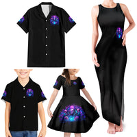 Witch Skull Family Matching Tank Maxi Dress and Hawaiian Shirt Assuming Was Like Most Girls Was Your First Mistake - Wonder Print Shop