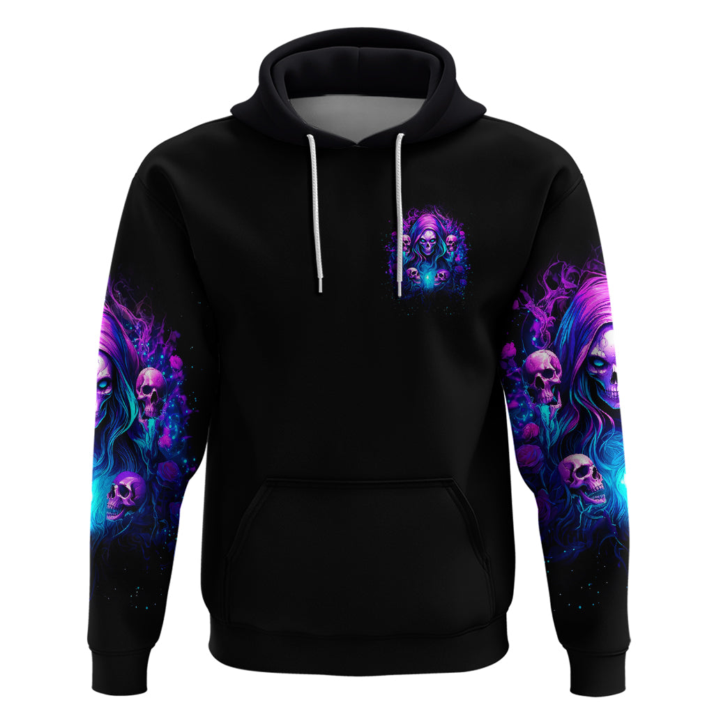 Witch Skull Zip Hoodie Assuming Was Like Most Girls Was Your First Mistake - Wonder Print Shop
