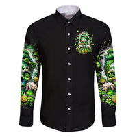 Irish Skull Family Matching Puletasi and Hawaiian Shirt Good Girls Drink Wine Badass Girls Thug Beer - Wonder Print Shop