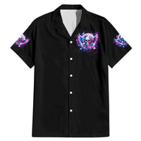 Wings Skll Family Matching Mermaid Dress and Hawaiian Shirt I'm A Good Person But Don't Give Me A Reason To Show My Evil - Wonder Print Shop