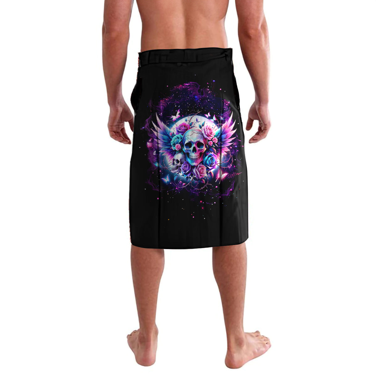 Wings Skll Lavalava I'm A Good Person But Don't Give Me A Reason To Show My Evil - Wonder Print Shop