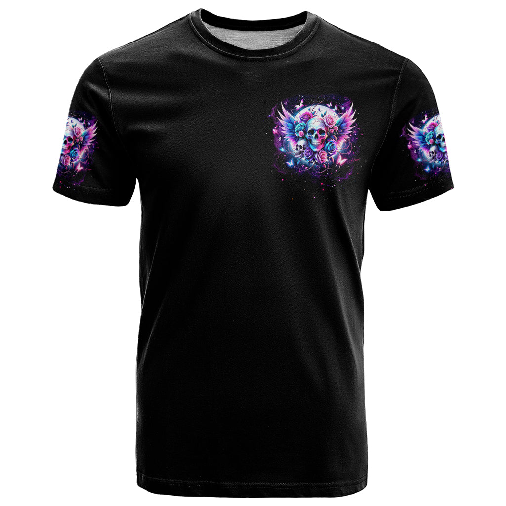 Wings Skll T Shirt I'm A Good Person But Don't Give Me A Reason To Show My Evil - Wonder Print Shop