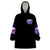 Wings Skll Wearable Blanket Hoodie I'm A Good Person But Don't Give Me A Reason To Show My Evil - Wonder Print Shop