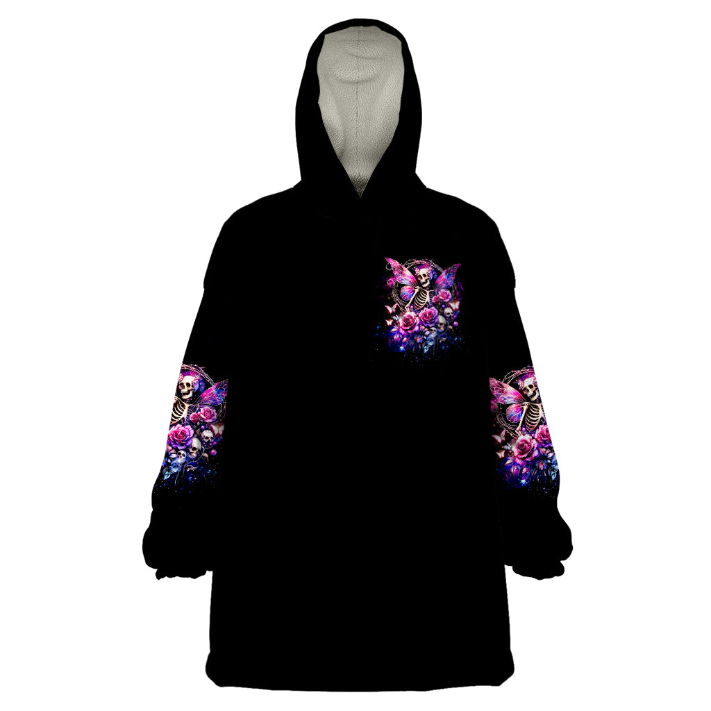 Fairy Skull Wearable Blanket Hoodie In My Next Life I Want To Be The Karma Fairy - Wonder Print Shop