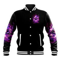 Witch Skull Baseball Jacket The Good Girl In Me Got Tired Of The Bullshit - Wonder Print Shop