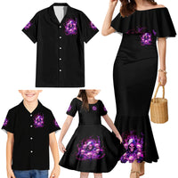 Witch Skull Family Matching Mermaid Dress and Hawaiian Shirt The Good Girl In Me Got Tired Of The Bullshit - Wonder Print Shop