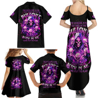 Witch Skull Family Matching Summer Maxi Dress and Hawaiian Shirt The Good Girl In Me Got Tired Of The Bullshit - Wonder Print Shop