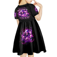 Witch Skull Kid Short Sleeve Dress The Good Girl In Me Got Tired Of The Bullshit - Wonder Print Shop