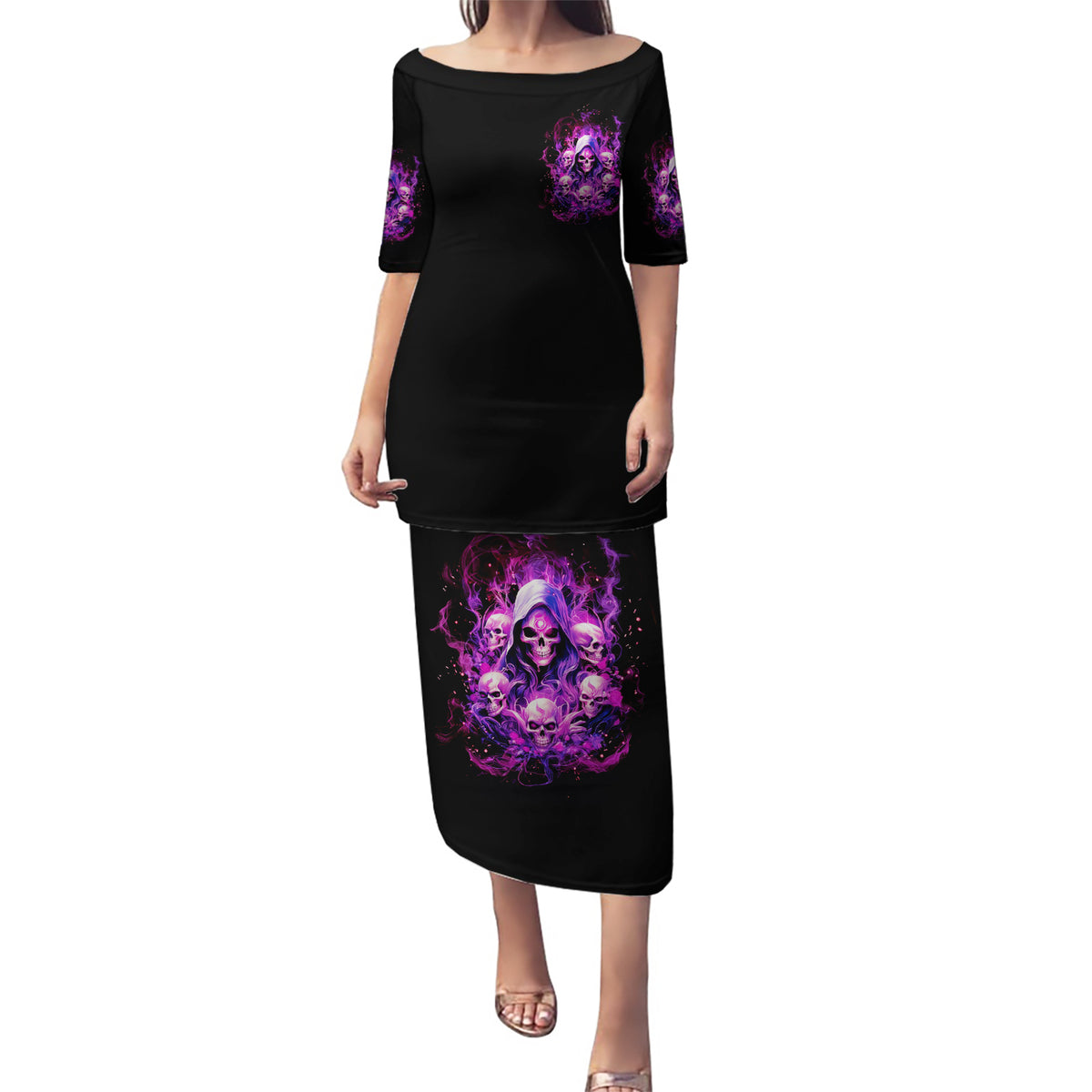 Witch Skull Puletasi The Good Girl In Me Got Tired Of The Bullshit - Wonder Print Shop