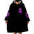 Witch Skull Wearable Blanket Hoodie The Good Girl In Me Got Tired Of The Bullshit - Wonder Print Shop