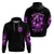 Witch Skull Zip Hoodie The Good Girl In Me Got Tired Of The Bullshit - Wonder Print Shop