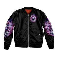 Queen Skull Bomber Jacket Yes I'm A Bitch But Not Yours - Wonder Print Shop