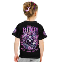 Queen Skull Kid T Shirt Yes I'm A Bitch But Not Yours - Wonder Print Shop