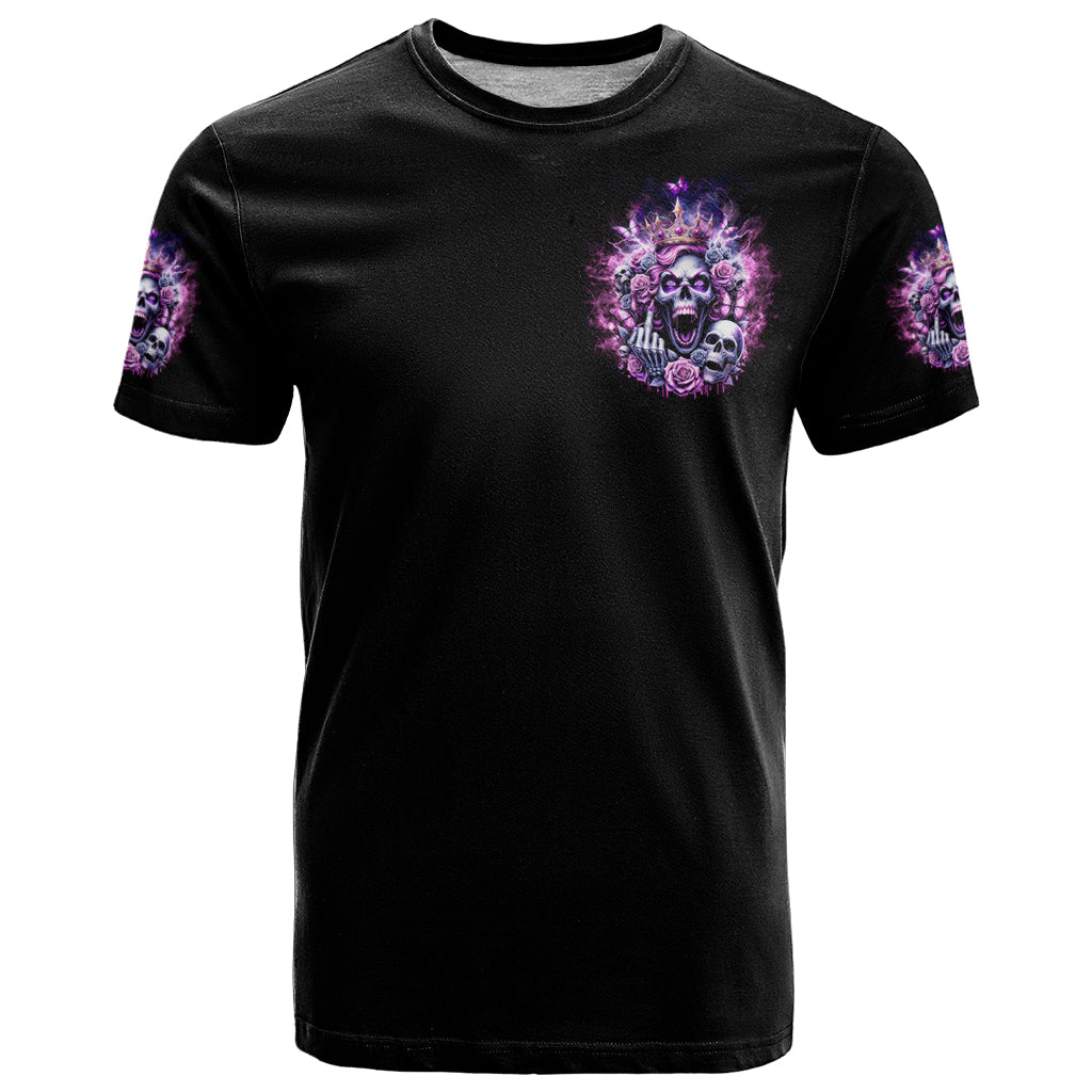 Queen Skull T Shirt Yes I'm A Bitch But Not Yours - Wonder Print Shop