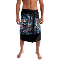 King Skull Lavalava Yes I'm Asshole But Not Yours - Wonder Print Shop