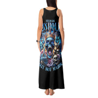 King Skull Tank Maxi Dress Yes I'm Asshole But Not Yours - Wonder Print Shop