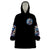 King Skull Wearable Blanket Hoodie Yes I'm Asshole But Not Yours - Wonder Print Shop