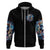 King Skull Zip Hoodie Yes I'm Asshole But Not Yours - Wonder Print Shop