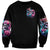 Couple Skull Sweatshirt In One Life Time You Will Love Many Time But One Love - Wonder Print Shop