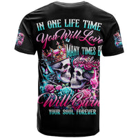 Couple Skull T Shirt In One Life Time You Will Love Many Time But One Love - Wonder Print Shop