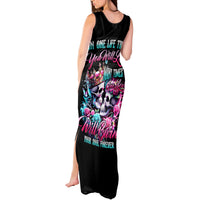 Couple Skull Tank Maxi Dress In One Life Time You Will Love Many Time But One Love - Wonder Print Shop