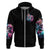 Couple Skull Zip Hoodie In One Life Time You Will Love Many Time But One Love - Wonder Print Shop