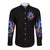 Queen Skull Long Sleeve Button Shirt Bitch I'm Not A Princess I'm The Fucking Queen - Wonder Print Shop