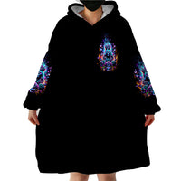 Queen Skull Wearable Blanket Hoodie Bitch I'm Not A Princess I'm The Fucking Queen - Wonder Print Shop