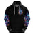 Queen Skull Zip Hoodie Bitch I'm Not A Princess I'm The Fucking Queen - Wonder Print Shop