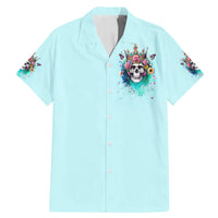 Skull Fairy Family Matching Mermaid Dress and Hawaiian Shirt Bitch I'm Not A Princess I'm The Fucking Queen - Wonder Print Shop