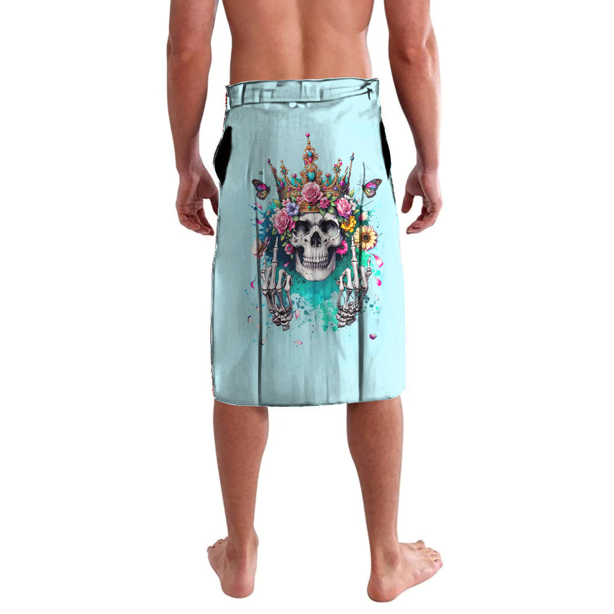 Skull Fairy Lavalava Bitch I'm Not A Princess I'm The Fucking Queen - Wonder Print Shop