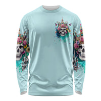 Skull Fairy Long Sleeve Shirt Bitch I'm Not A Princess I'm The Fucking Queen - Wonder Print Shop