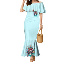 Skull Fairy Mermaid Dress Bitch I'm Not A Princess I'm The Fucking Queen - Wonder Print Shop