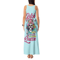 Skull Fairy Tank Maxi Dress Bitch I'm Not A Princess I'm The Fucking Queen - Wonder Print Shop