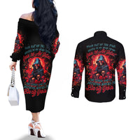 Rose Queen Couples Matching Off The Shoulder Long Sleeve Dress and Long Sleeve Button Shirt Four Out Of The Five Voices In My Head Think You re An Idiot
