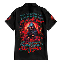 Rose Queen Family Matching Mermaid Dress and Hawaiian Shirt Four Out Of The Five Voices In My Head Think You re An Idiot - Wonder Print Shop