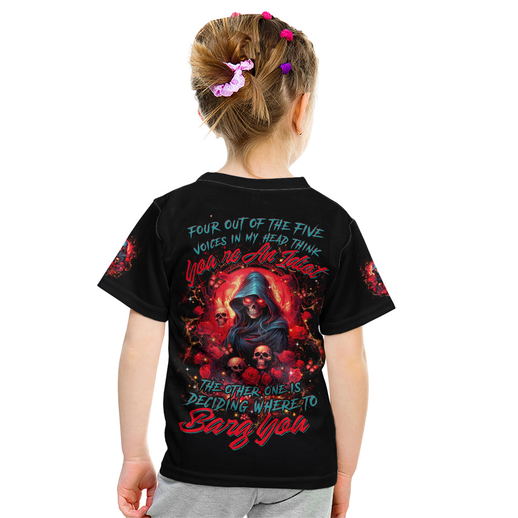 Rose Queen Kid T Shirt Four Out Of The Five Voices In My Head Think You re An Idiot - Wonder Print Shop