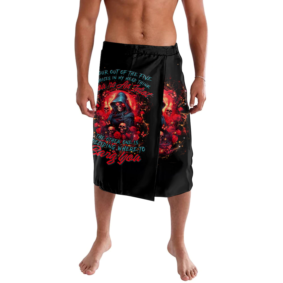 Rose Queen Lavalava Four Out Of The Five Voices In My Head Think You re An Idiot - Wonder Print Shop