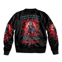 Rose Queen Sleeve Zip Bomber Jacket Four Out Of The Five Voices In My Head Think You re An Idiot - Wonder Print Shop