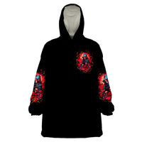 Rose Queen Wearable Blanket Hoodie Four Out Of The Five Voices In My Head Think You re An Idiot - Wonder Print Shop
