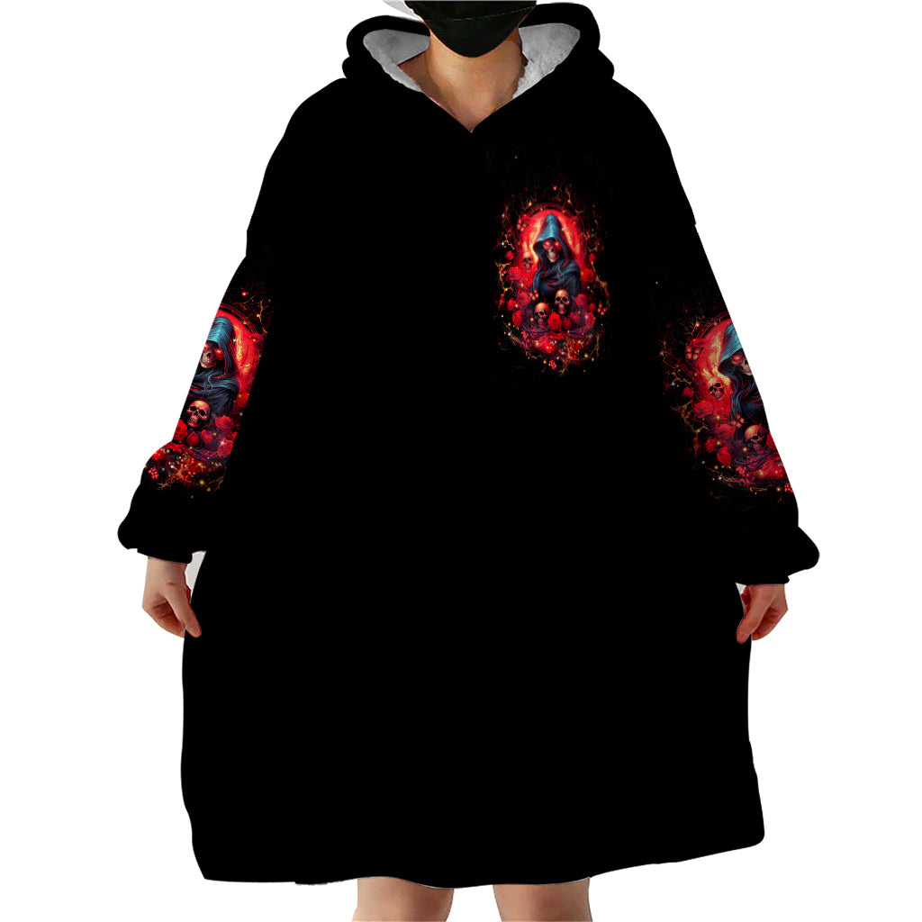 Rose Queen Wearable Blanket Hoodie Four Out Of The Five Voices In My Head Think You re An Idiot - Wonder Print Shop