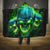 Flame Skull Hooded Blanket I'm Never Alone My Demons Are Wit Me 24/7